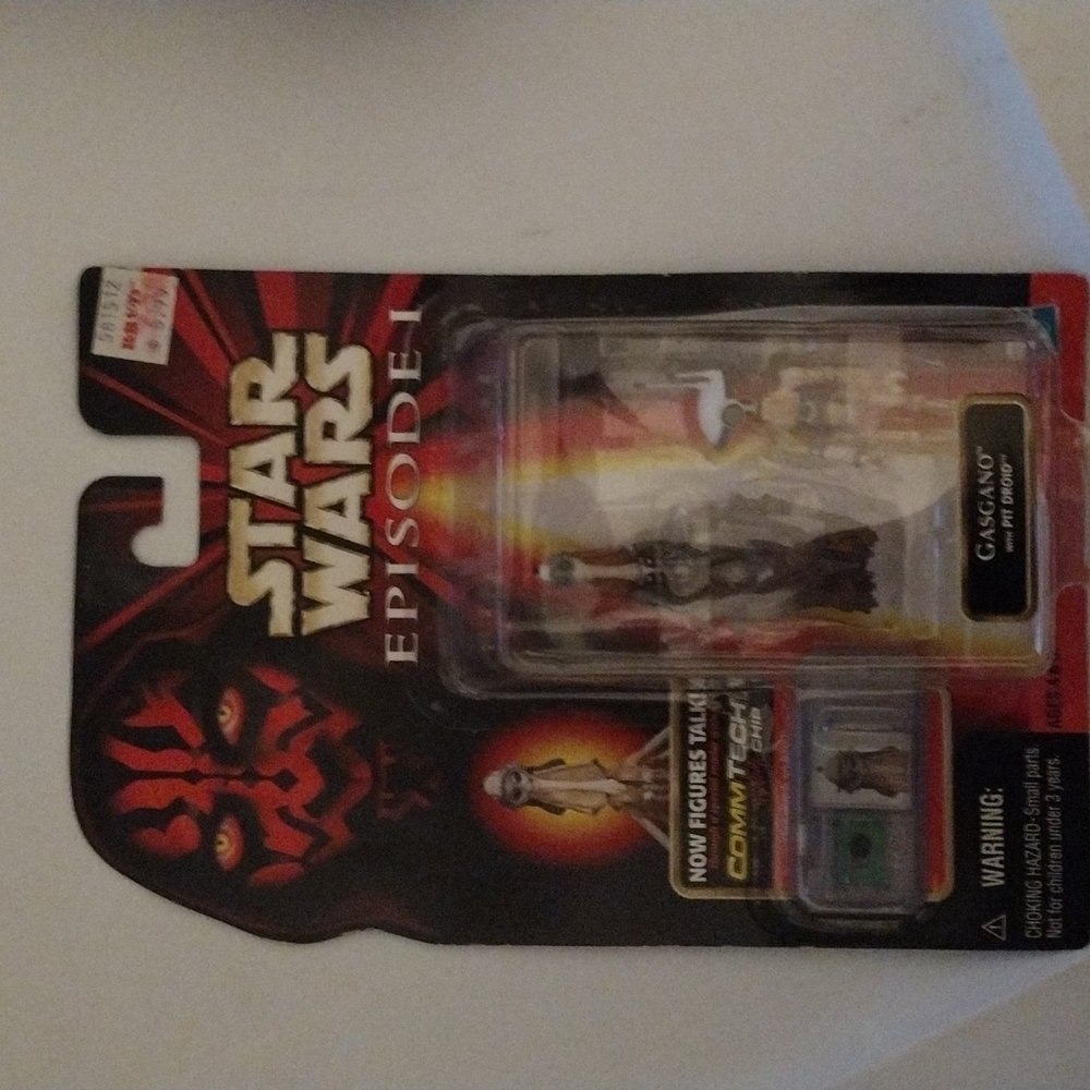 Vintage Star Wars Gasgano W/ Pit Droid Hasbro 1998